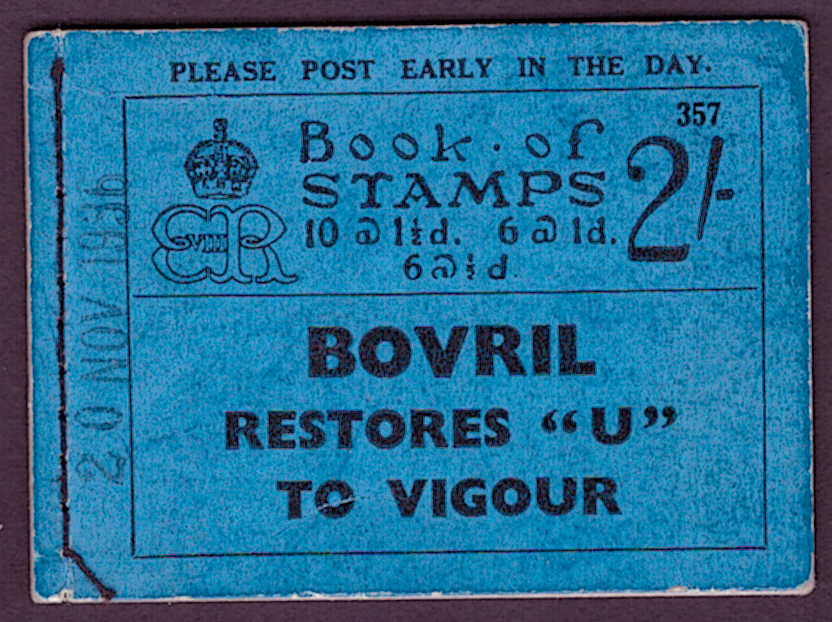 (image for) BC2 AVC Cancelled Type 33p Edward VIII 2/- Stitched Booklet Edition 357